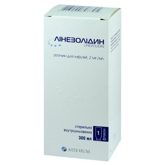 Линезолидин раствор для инфузий 2 мг/мл 300 мл